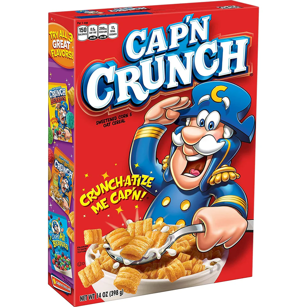 Quaker Captain Crunch Cereal USA (12 x 360g)
