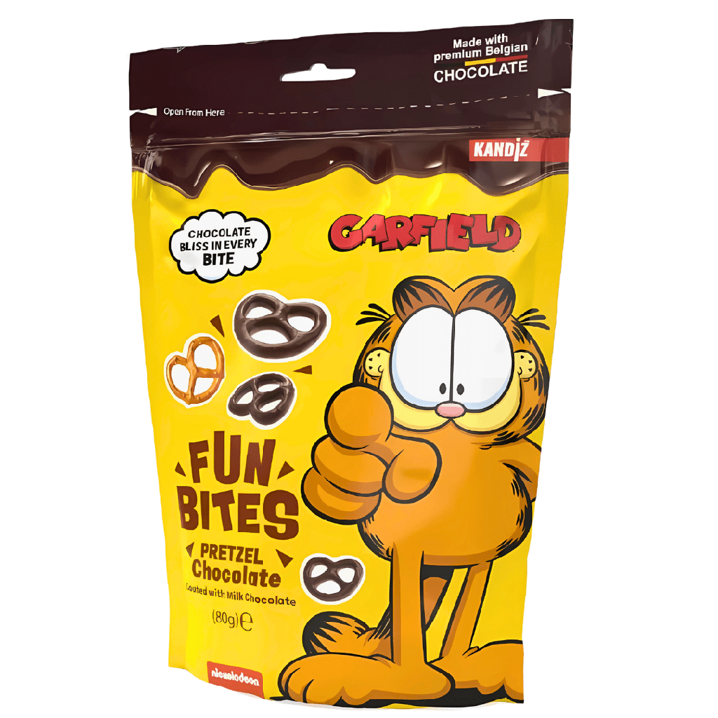 Garfield Fun Bites Choco Pretzel (12x80g)