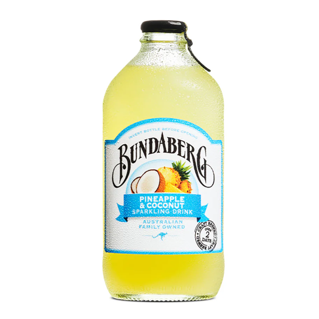 Bundaberg Pineapple & Coconut Flavour Drink Australia (12x375ml)