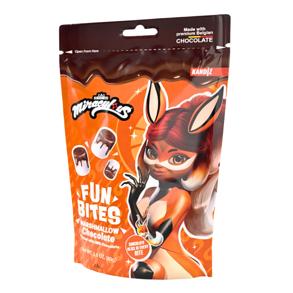 Miraculous Fun Bites Choco Marshmallow (12x80g)