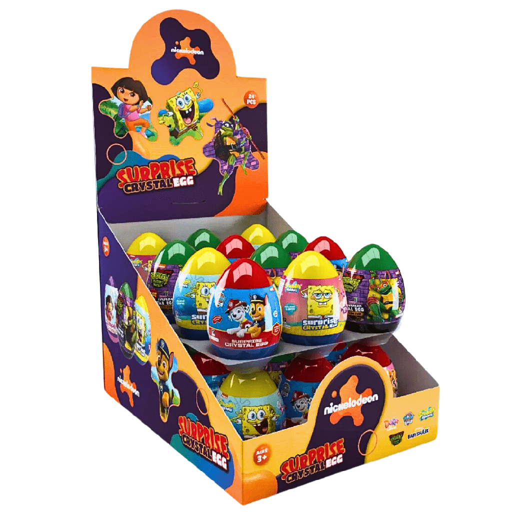 Suprise Crystal Egg Nickelodeon (24 x 16g)