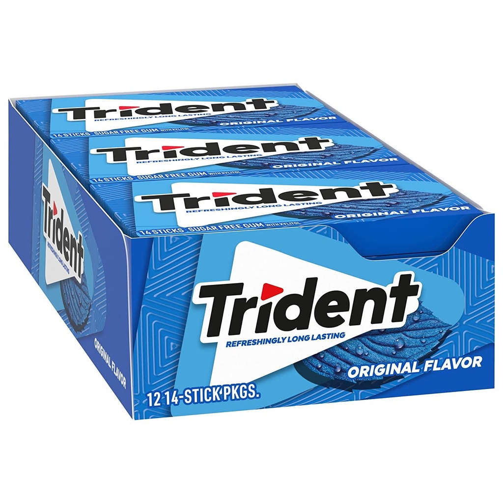Trident Original Flavour USA (12×14 Sticks)
