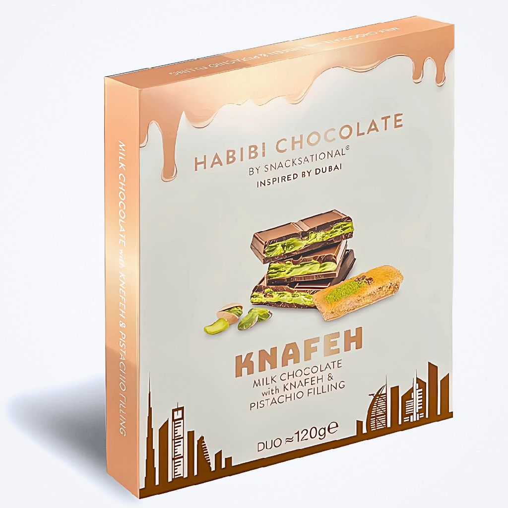 Habibi Dubai Chocolate Milk Chocolate Bar (6x120g)