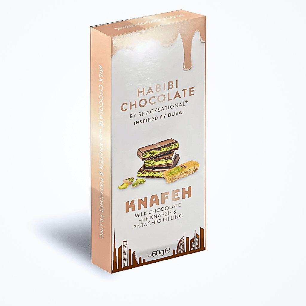 Habibi Dubai Chocolate Milk Chocolate Bar (6x60g)