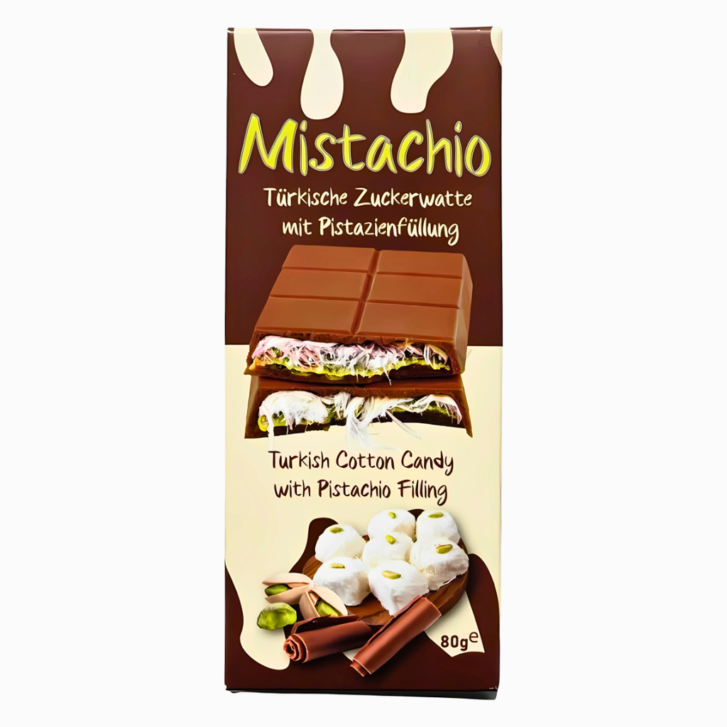 Mistachio Angel Cotton Candy With Chocolate Pistachio Flavour (12 x 80g)
