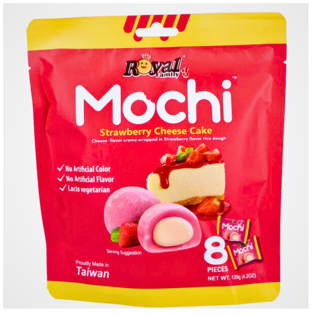 Royal Mochi Strawberry Cheese Cake Flavour (12 x 120g)