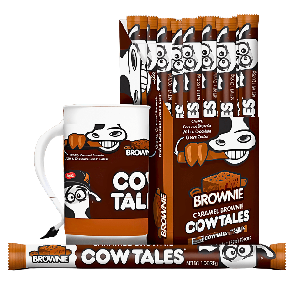 Goetze’s Cow Tales Tumbler Caramel Brownie Flavour (100 x 28g)