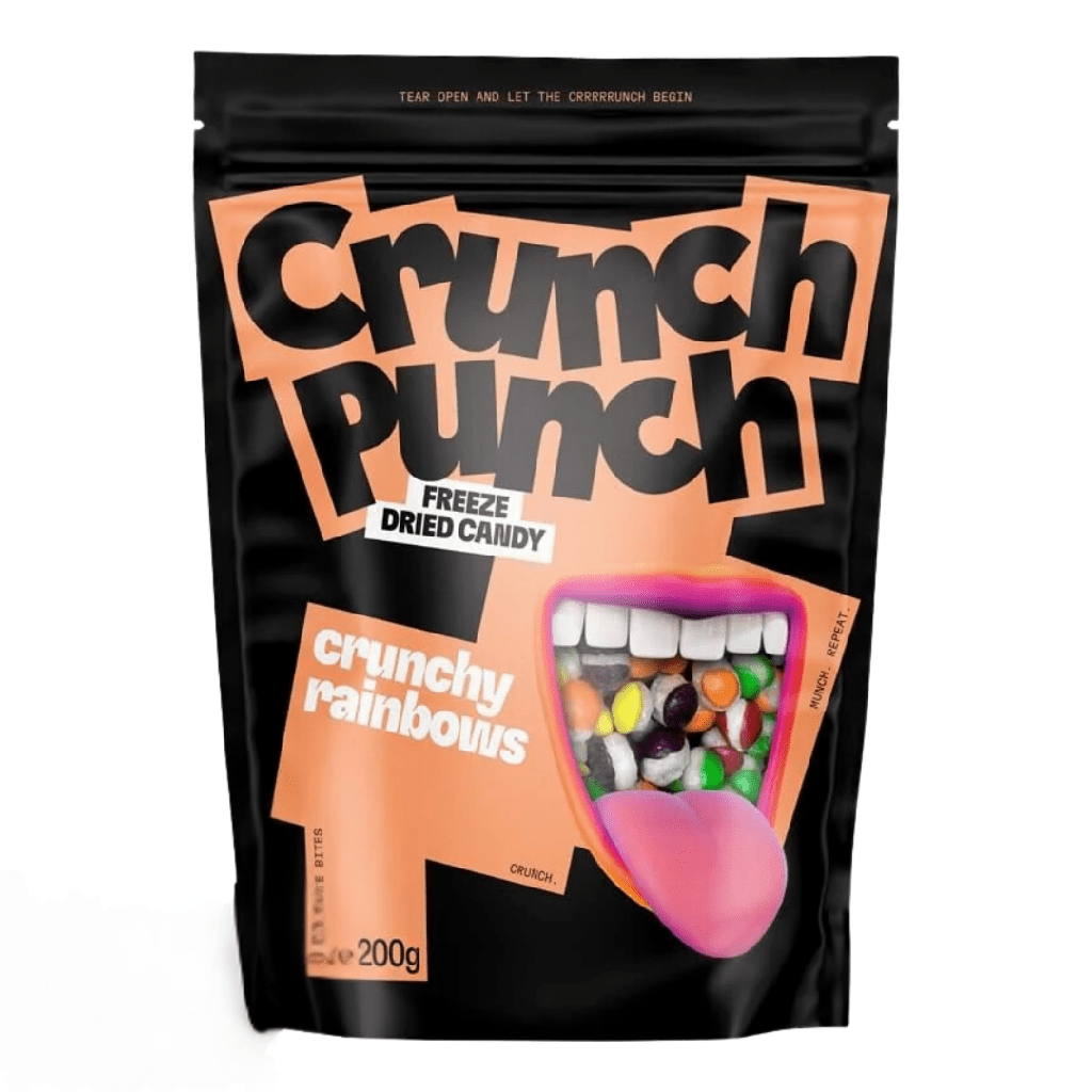 Crunch Punch Freeze Dry Candy Crunchy Rainbows Flavour (15x100g)