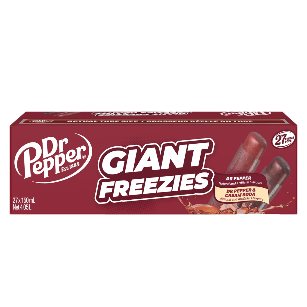 Dr Pepper Freeze Pops Giants USA (27x150ml)