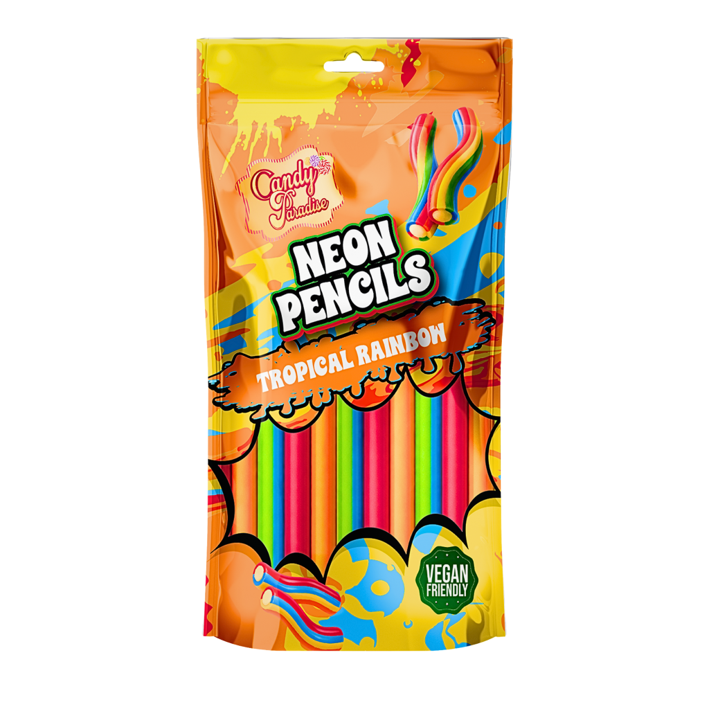 Candy Paradise Neon Pencils Tropical Rainbow (12x130g)