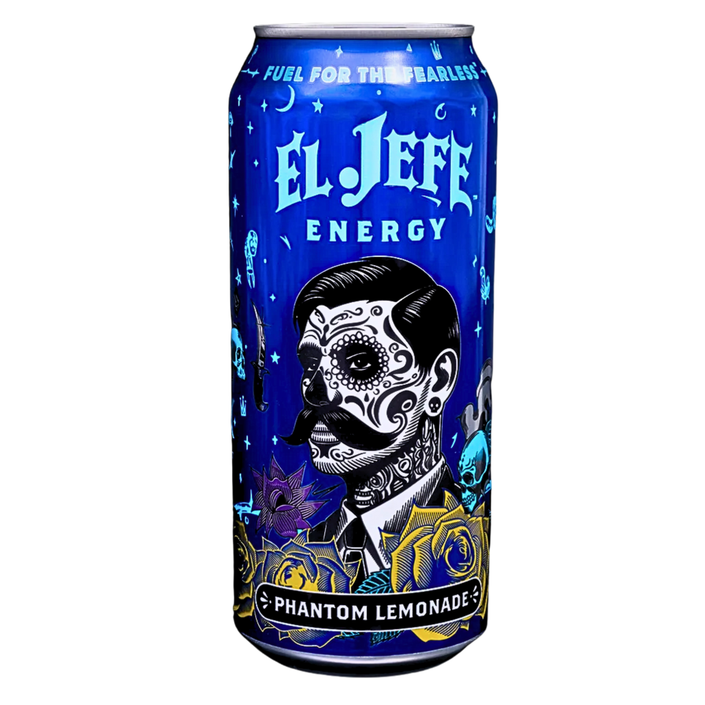 El Jefe Energy Drink Phantom lemonade Flavour USA (12 x 473ml)
