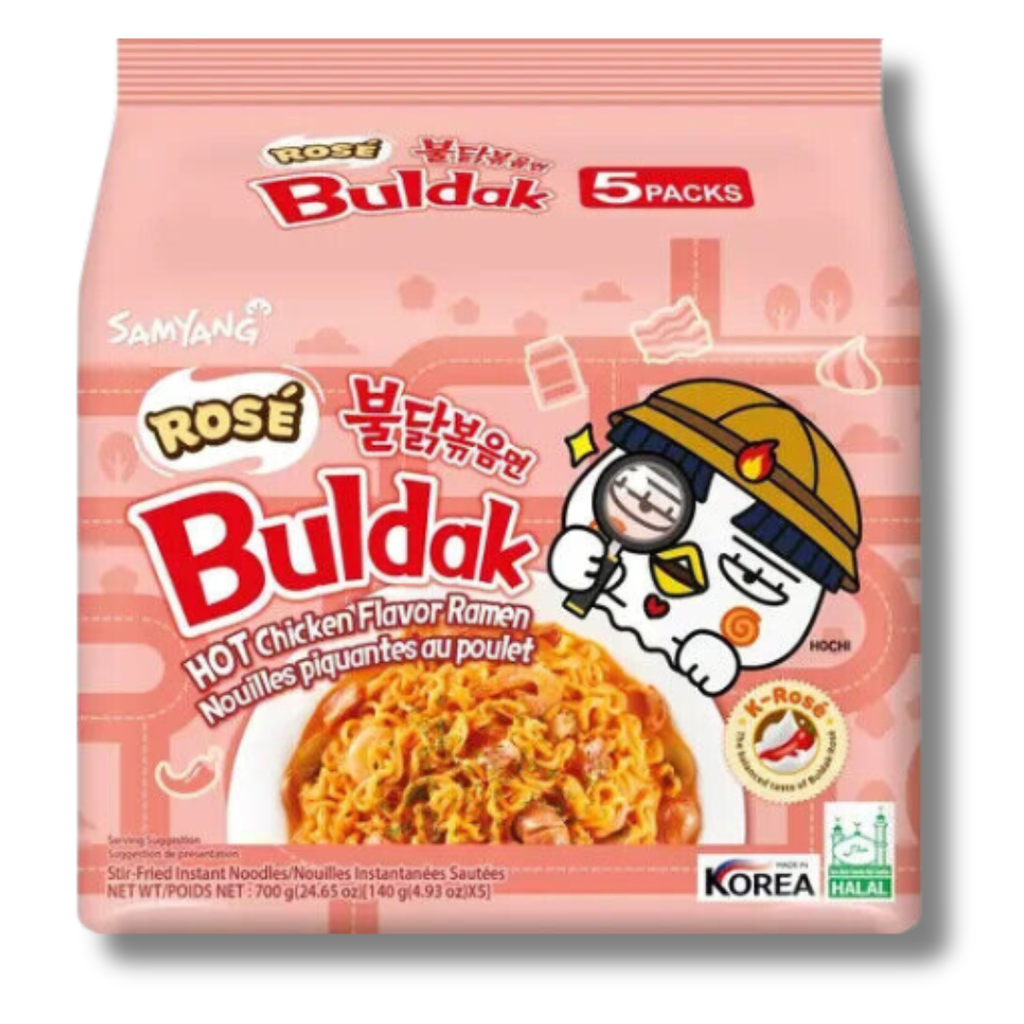 Samyang Buldak Hot Chicken Ramen Rose Flavour Korea (Master Carton) (40x140g)
