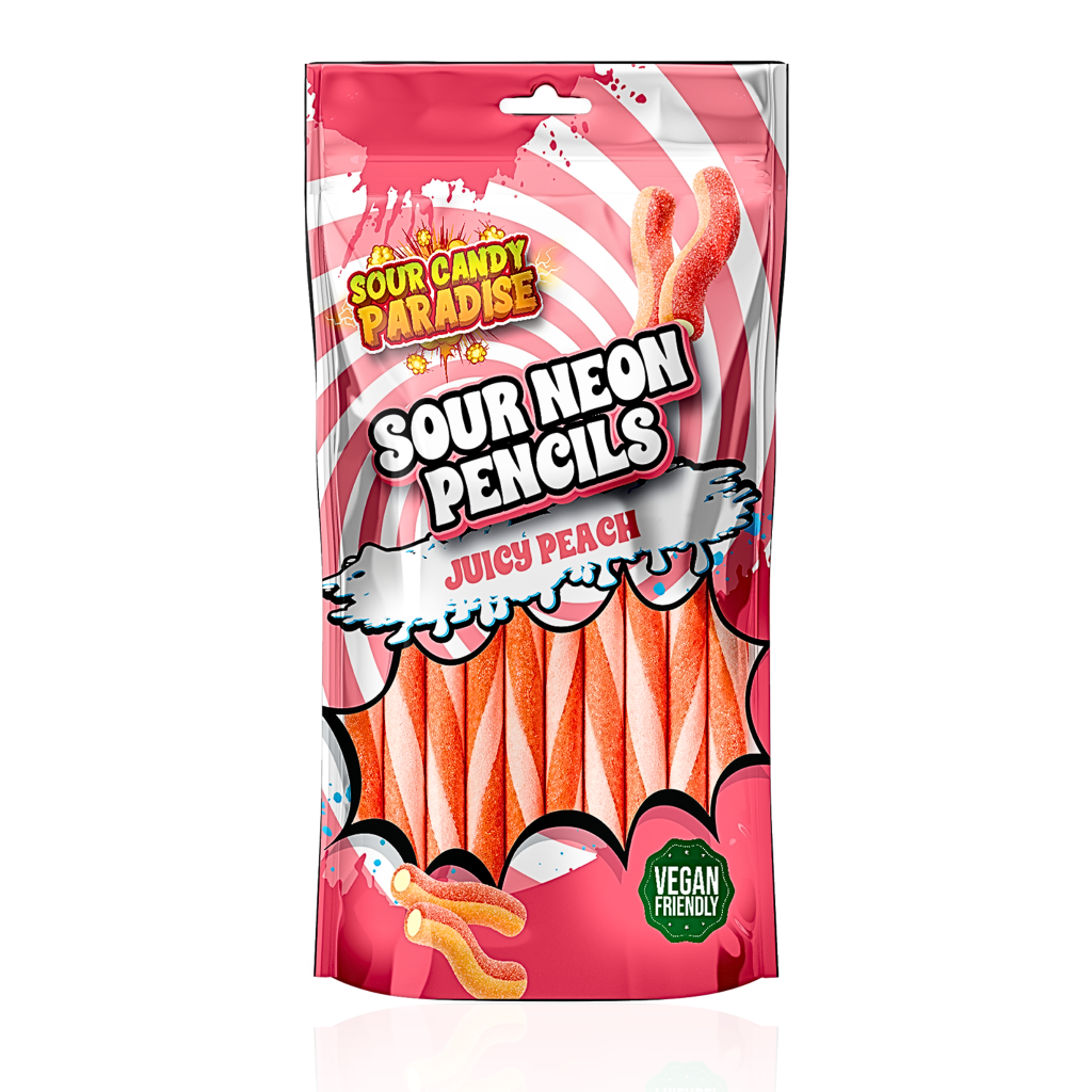 Sour Candy Paradise Neon Pencils Juicy Peach (12x130g)