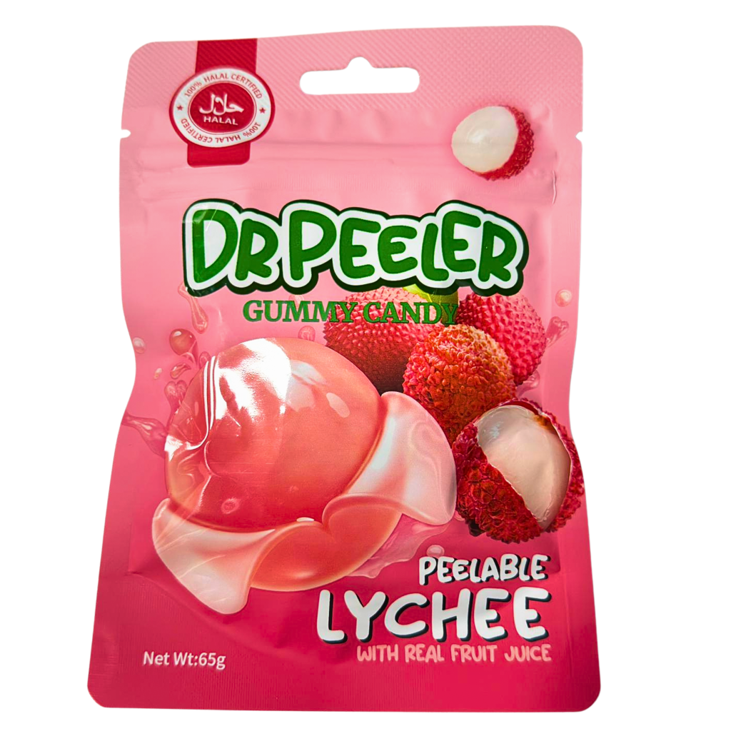 Dr Peeler Gummy Candy Lychee Flavour (12 x 65g)