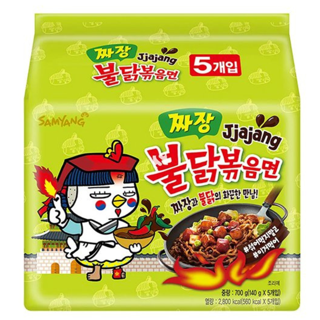 Samyang Buldak Hot Chicken Ramen Jjajang Flavour Korea (Master Carton) (140g)