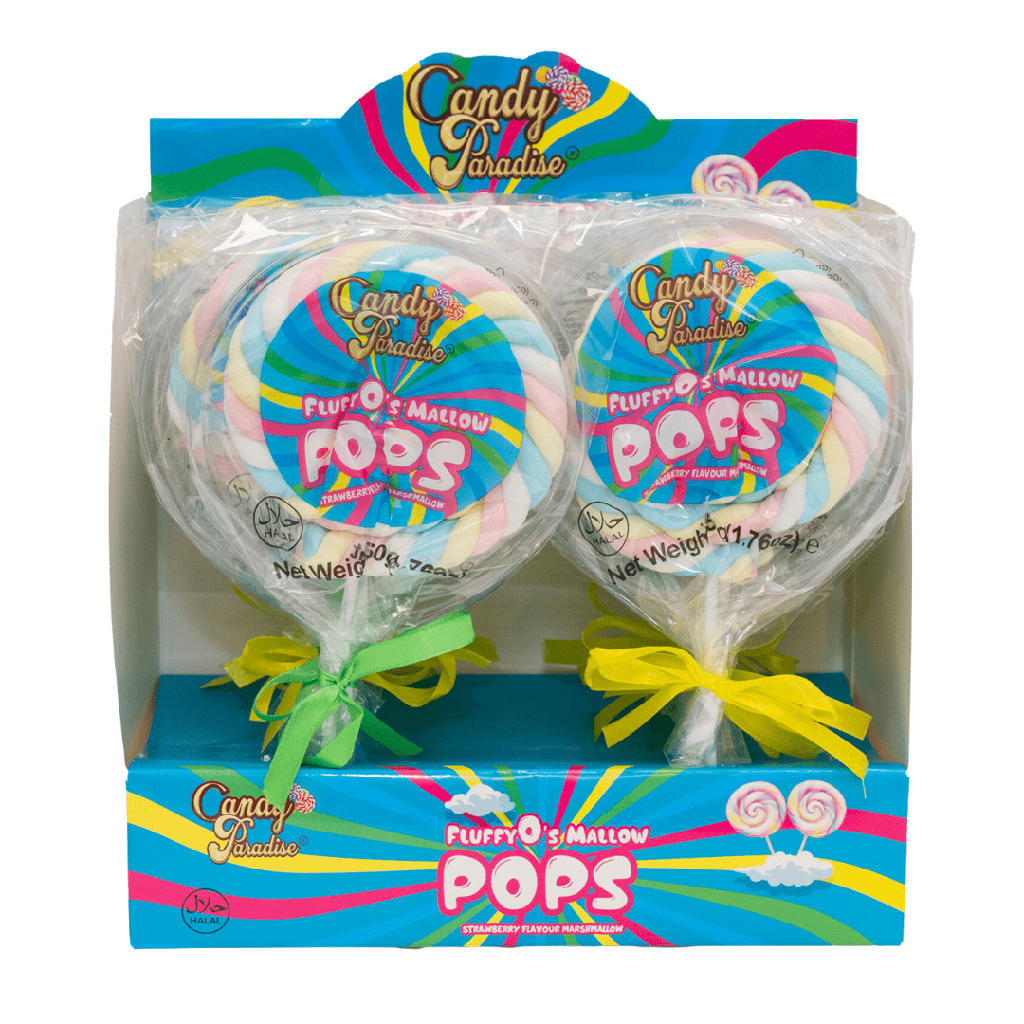 Candy Paradise Fluffy O’s Mallow Pop’s (12x50g)
