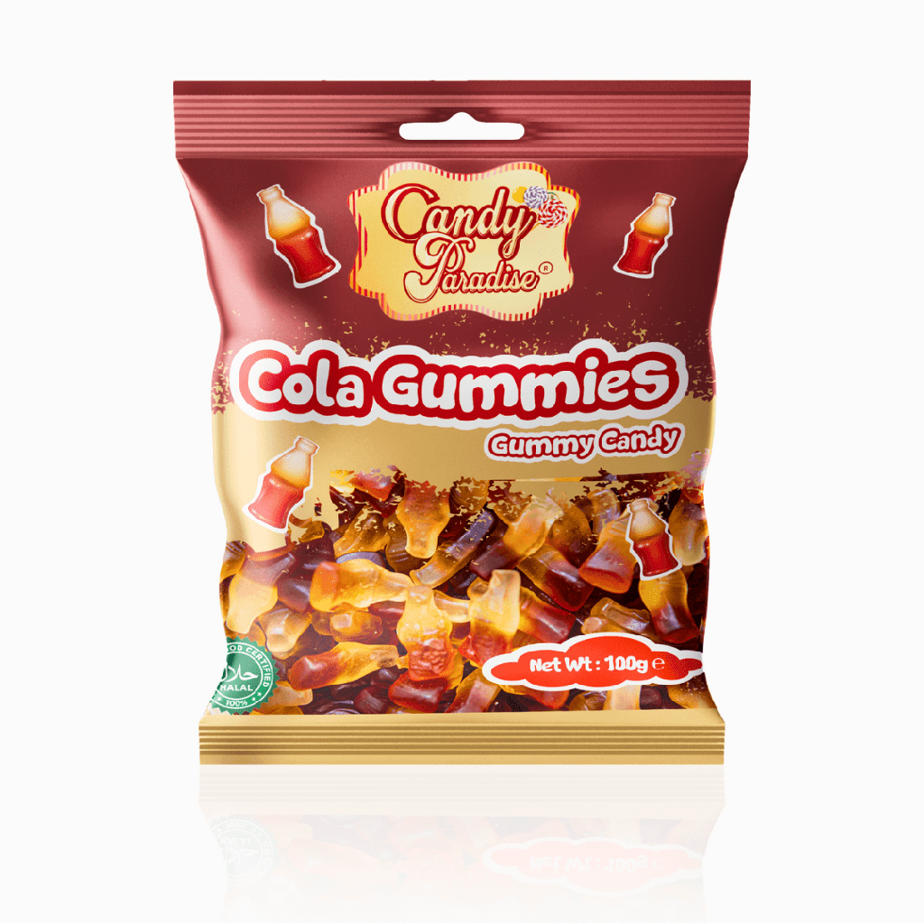 Candy Paradise Gummy Candy Cola Bottles (12x100g)