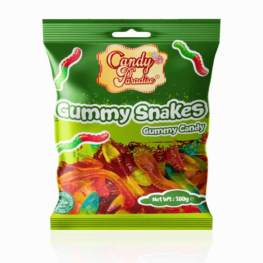 Candy Paradise Gummy Candy Snakes (12x100g)