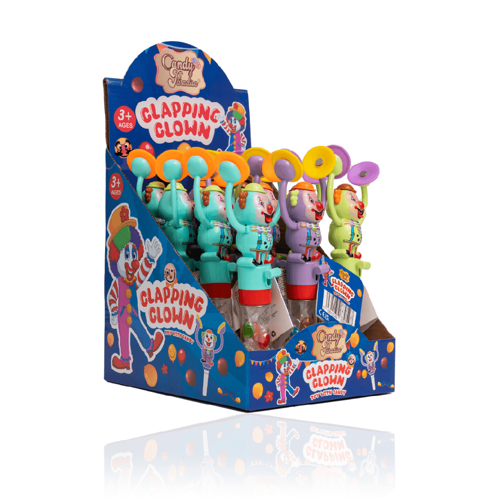 Candy Paradise Toy With Candy Clapping Clown (12x10g)