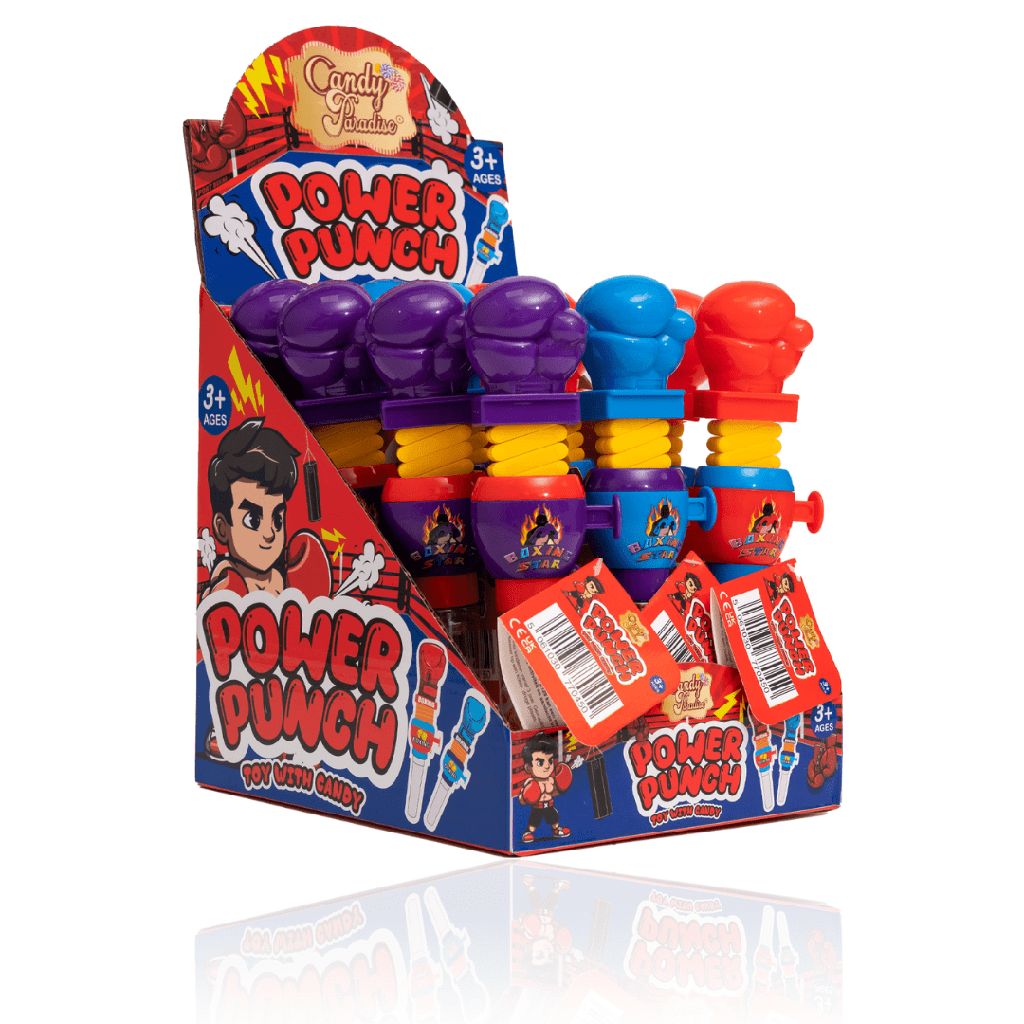 Candy Paradise Toy With Candy Power Punch (12x10g)