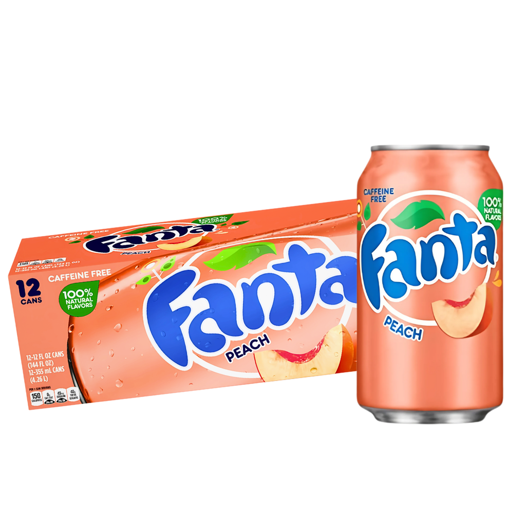 Fanta Peach Flavour USA (12x355ml)