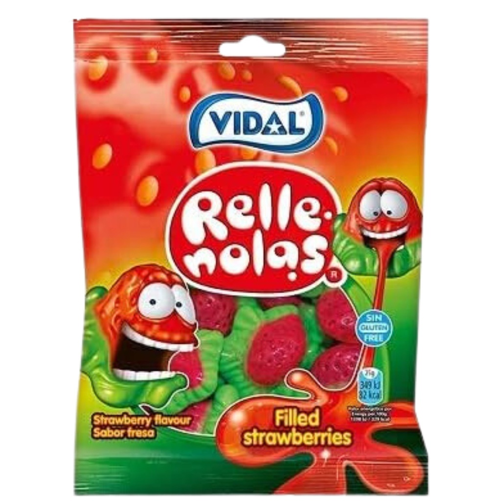 Vidal Filled Strawberry (Relle Nolas) (14x90g)