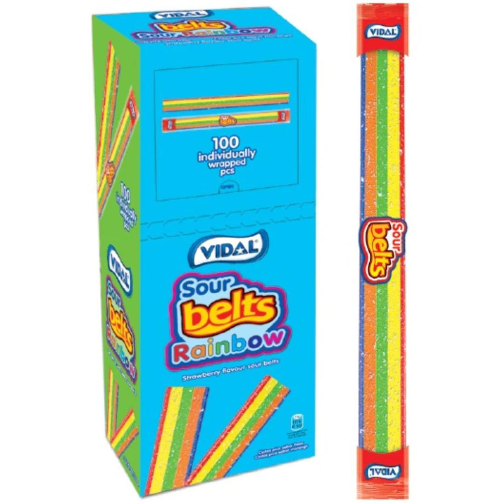 Vidal Sour Rainbow Belts (100x11g)