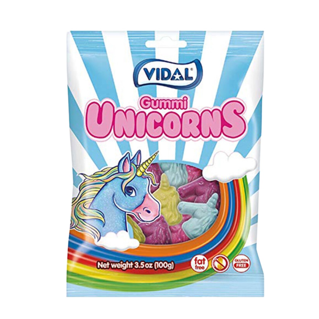 Vidal Unicorns Peg Bags (14x90g)
