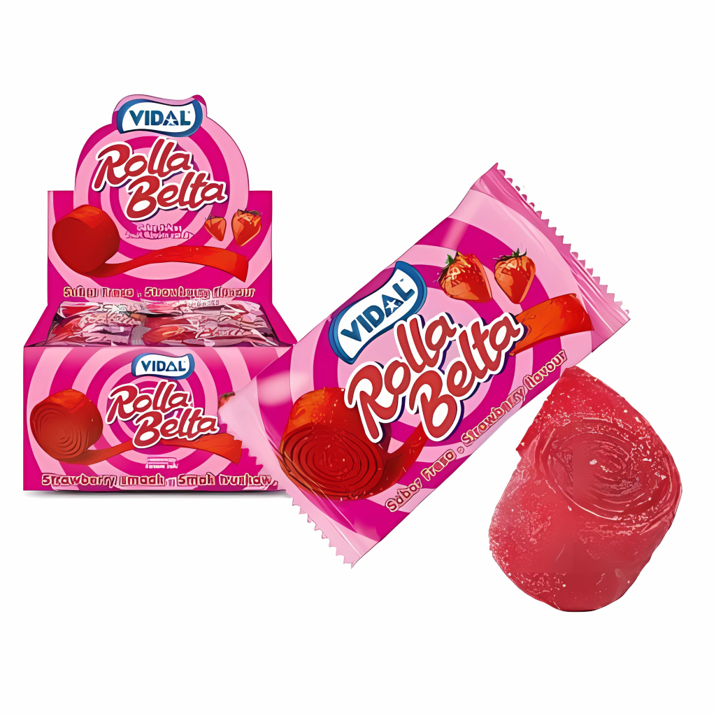 Vidal Rolla Belta Strawberry (24x19g)