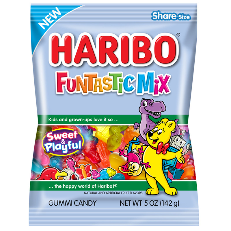 Haribo Funtastic Mix Peg Bag (12×142g (5oz)) USA