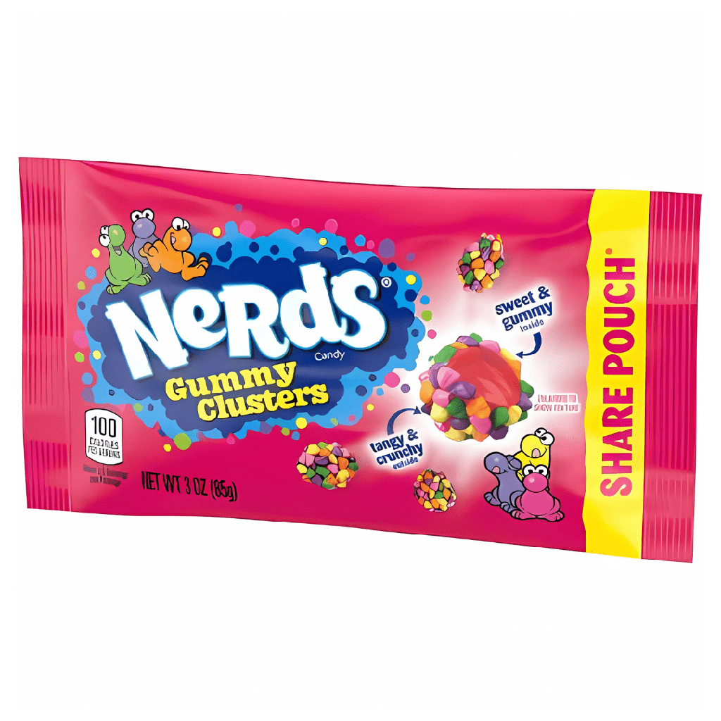 Nerds Gummy Cluster Rainbow Share Pouch (12x85g)