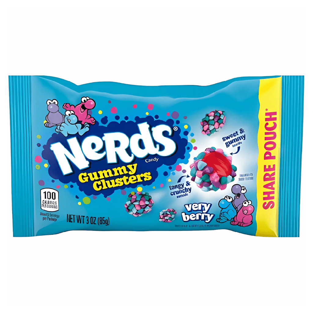 Nerds Gummy Cluster Very Berry Share Pouch (12x85g)