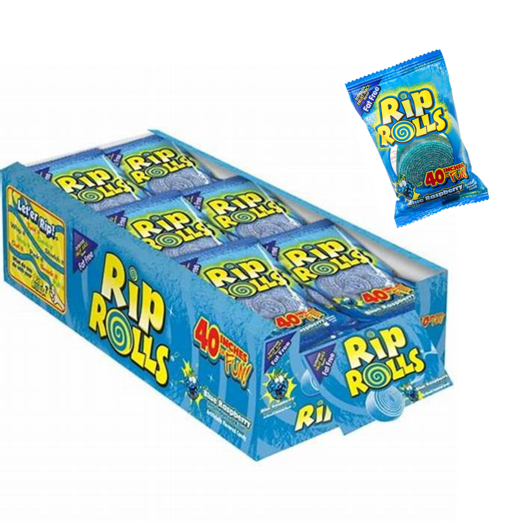 Rip Rolls Blueraspberry USA (24x40g) 40 Inches