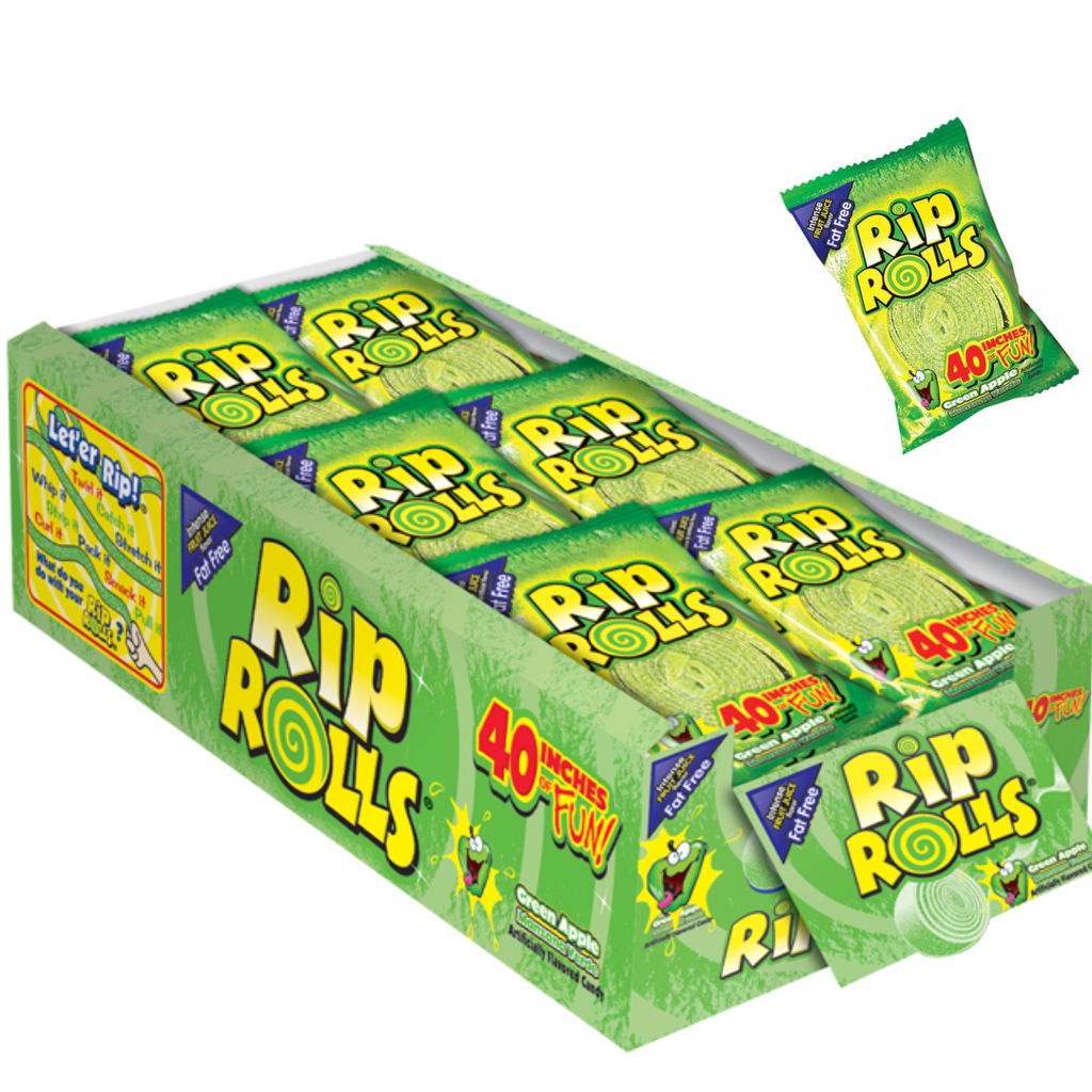 Rip Rolls Green Apple USA (24x40g) 40 Inches