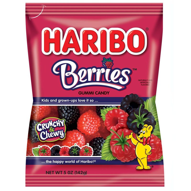 Haribo Berries Peg Bag (12×142g(5oz)) USA