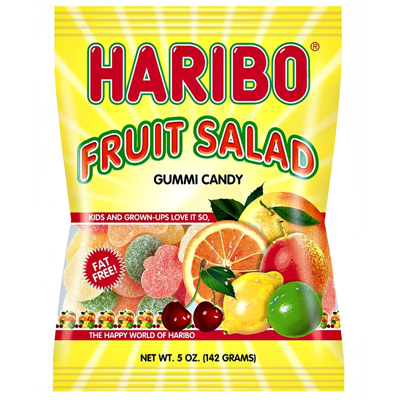 Haribo Fruit Salad Peg bag (12x142g) (03/2026)
