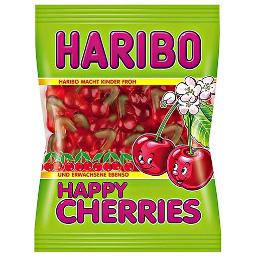 Haribo Happy Cherries Peg Bag (12 x 142g)