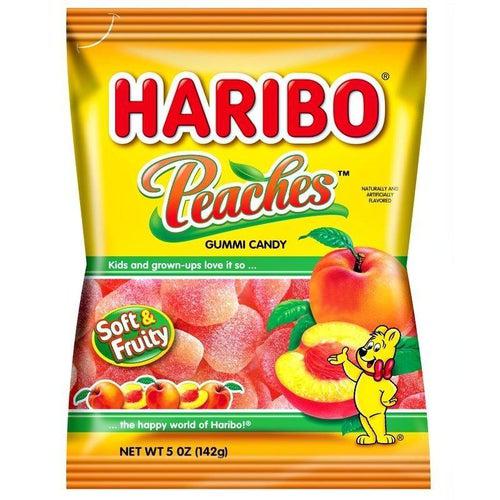 Haribo Peach Peg Bag 5oz (12×142g) USA
