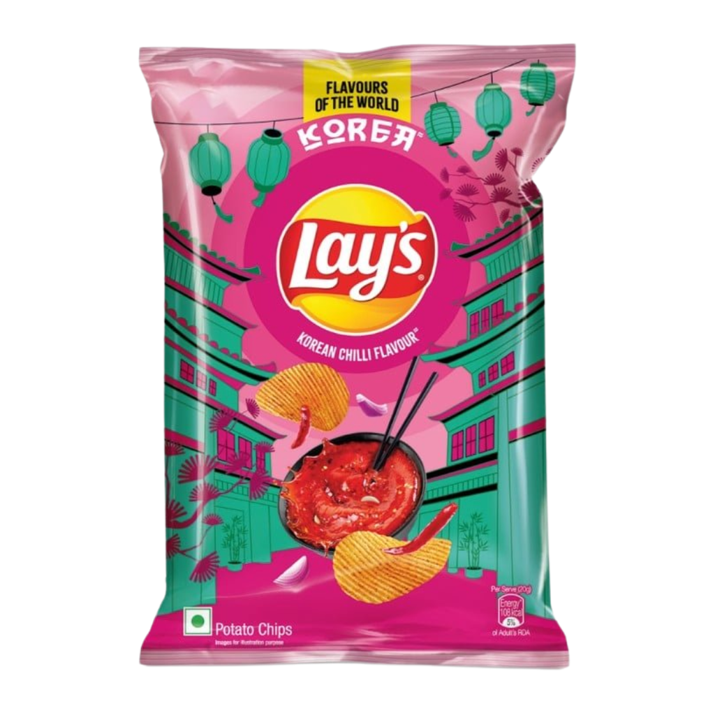 Lays Korean Chilli Potato Chips (48g)