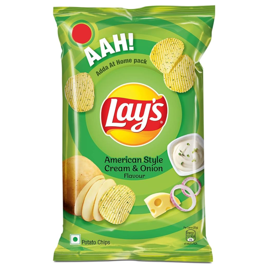 Lays American Style Cream And Onion Share Pack (30 x 82g)