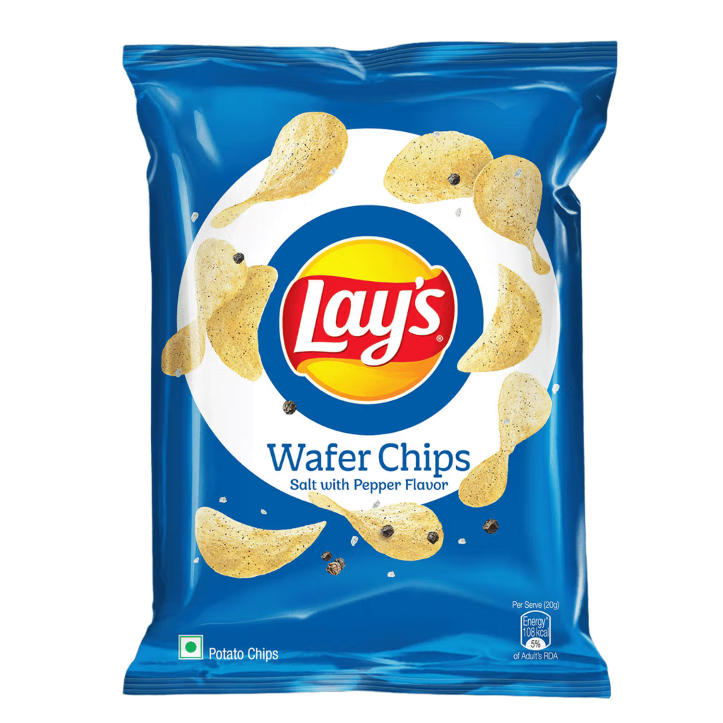 Lays Wafer Style Salt with pepper (30 x 48g)