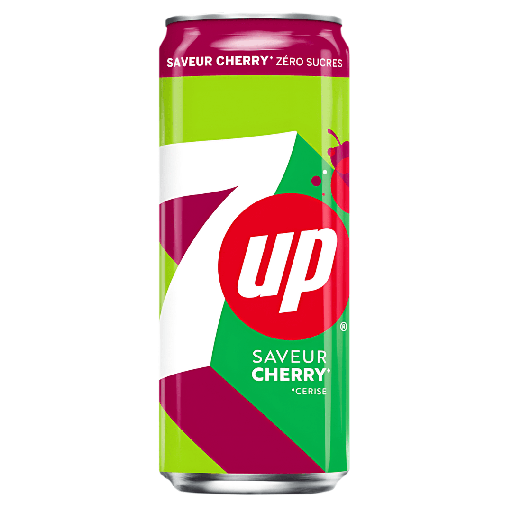 7up Cherry Slim Can (24 x 330ml)