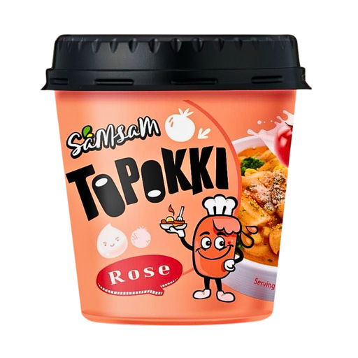Samsam Topokki Cups Korea Rose Flavour (6 x 120g)