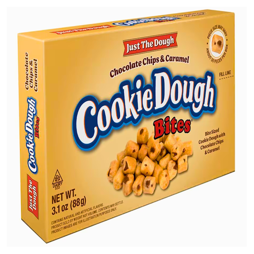 Cookie Dough Chocolate Chip & Caramel Bites USA (12X88g)