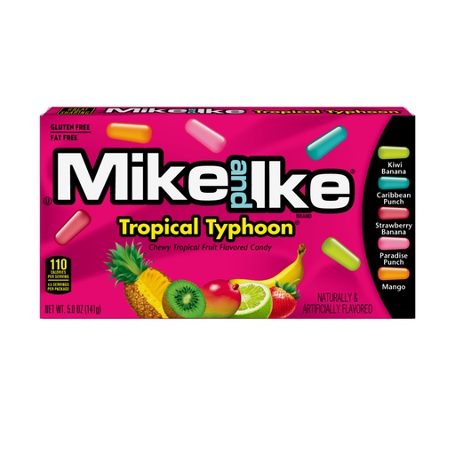 Mike and Ike Tropical Typhoon Theatre box USA (12x120g)