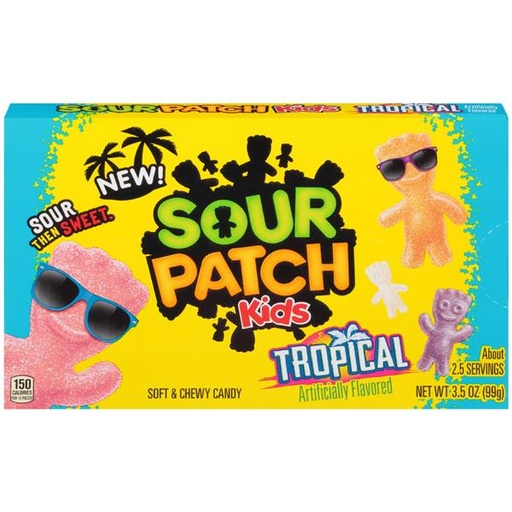 Sour Patch Kids Tropical Theatre Box (12×99g)