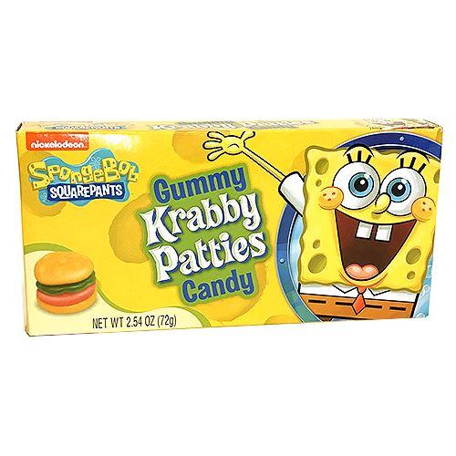 Spongebob Gummy Krabby Patties Theatre Box (12x72g)