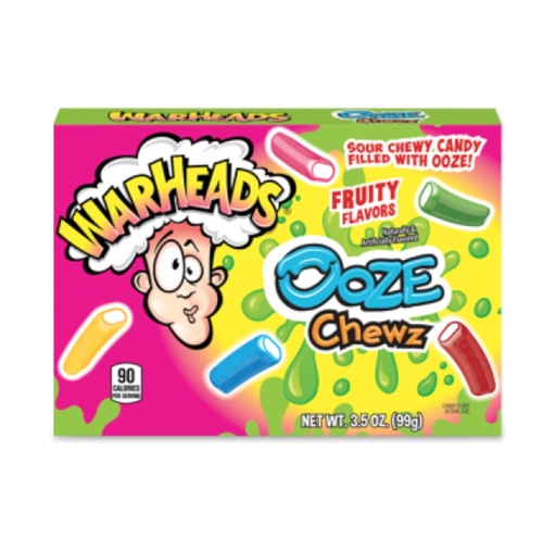 Warheads Ooze Chews Theatre Box (12×99g)