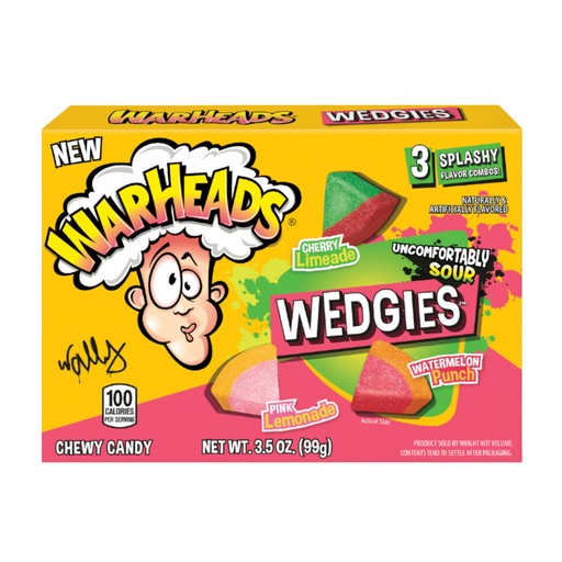 Warheads Wedgies Theatre Box (12x99g)