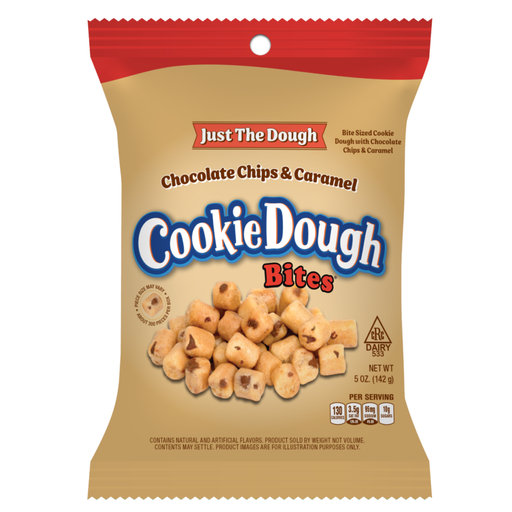 Cookie Dough Bites Chocolate Chip & Caramel Flavours USA (12X142g)